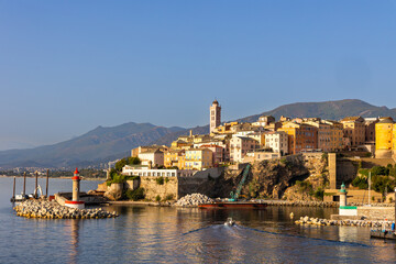 Altstadt von Bastia, Korsika, Frankreich - obrazy, fototapety, plakaty