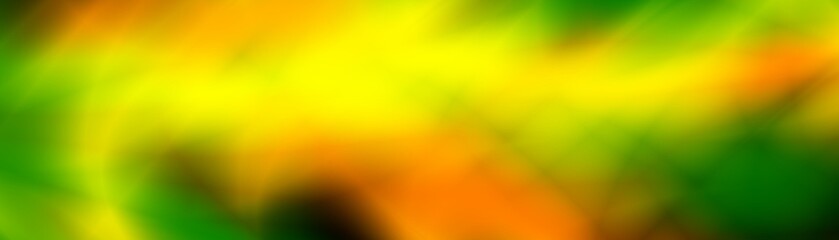 Wide website header summr art holiday yellow green banner design