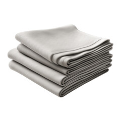 Towels isolated on a transparent background.