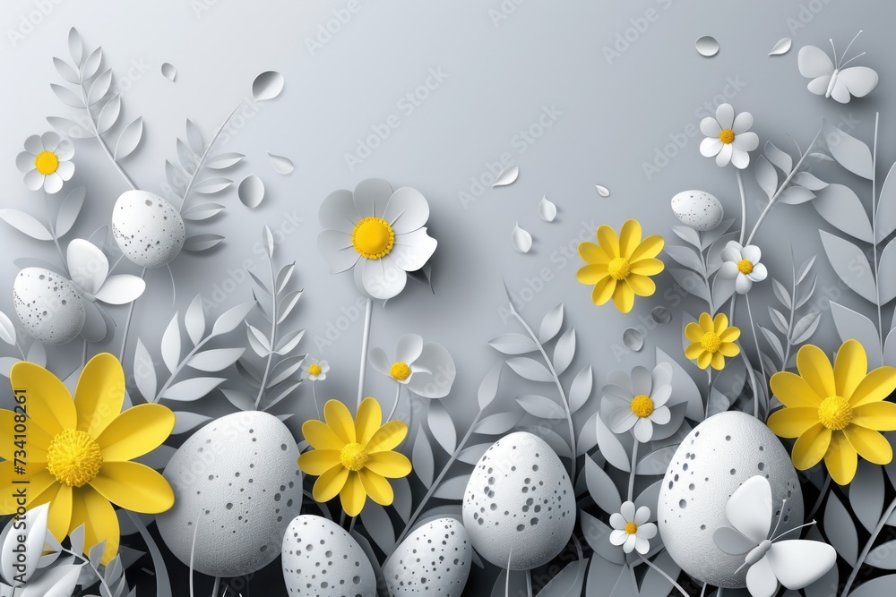 Poster a bunch of flowers placed next to each other. perfect for adding a touch of nature and beauty to any