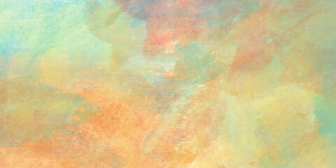 Abstract horizontal background designed with colorful splashes of watercolor, Vector watercolor art background with watercolor splashes, The color splashing in the paper for any creative design.