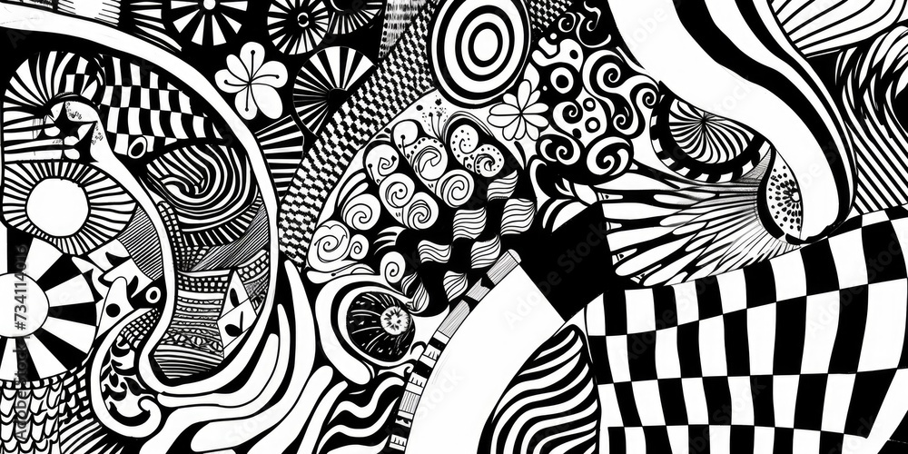 Poster a black and white drawing of a woman's face. can be used for artistic projects or to portray emotion
