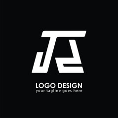JD JD Logo Design, Creative Minimal Letter JD JD Monogram