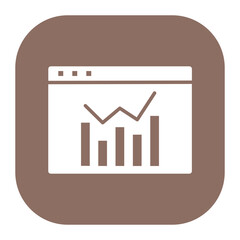 Website Bar Graph Icon