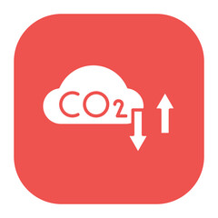 Carbon Footprint Icon
