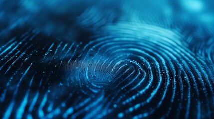 Biometric authentication, showcasing a person being scanned by advanced digital technology for secure identity verification.