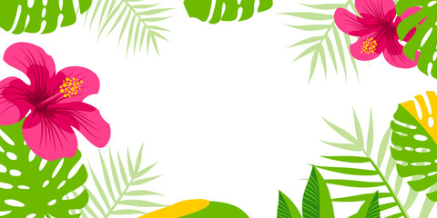 Asian american, native hawaiian and pacific islander heritage month. Vector banner for social media. Illustration with text and hibiscus. Asian Pacific American Heritage Month on white background. © dsnovik