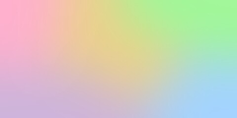 Colorful abstract gradient background. Pastel colors. Horizontal composition.