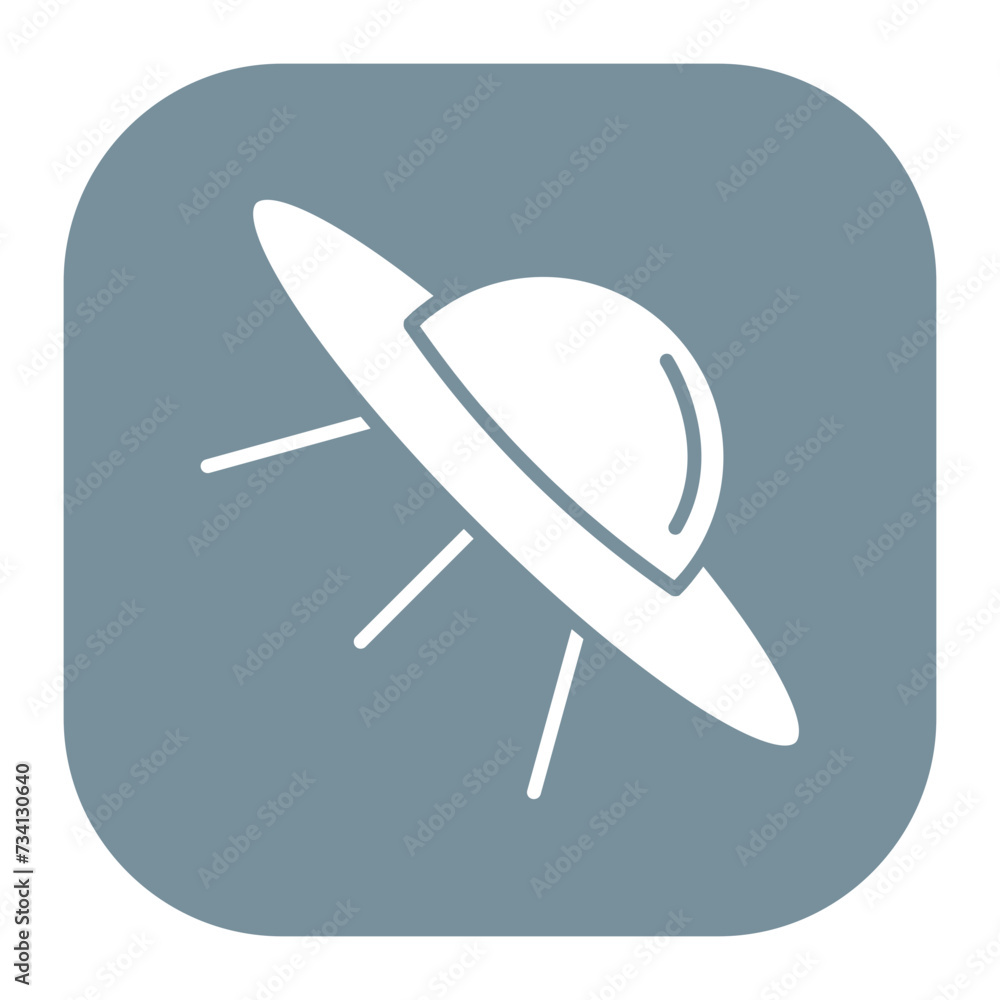 Sticker UFO Icon