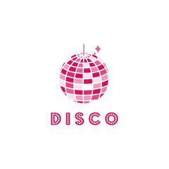 Retro disco mirror ball