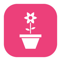 Large Flower Pot Icon