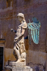 Marble statue of Saint Michael in Castel Sant'Angelo