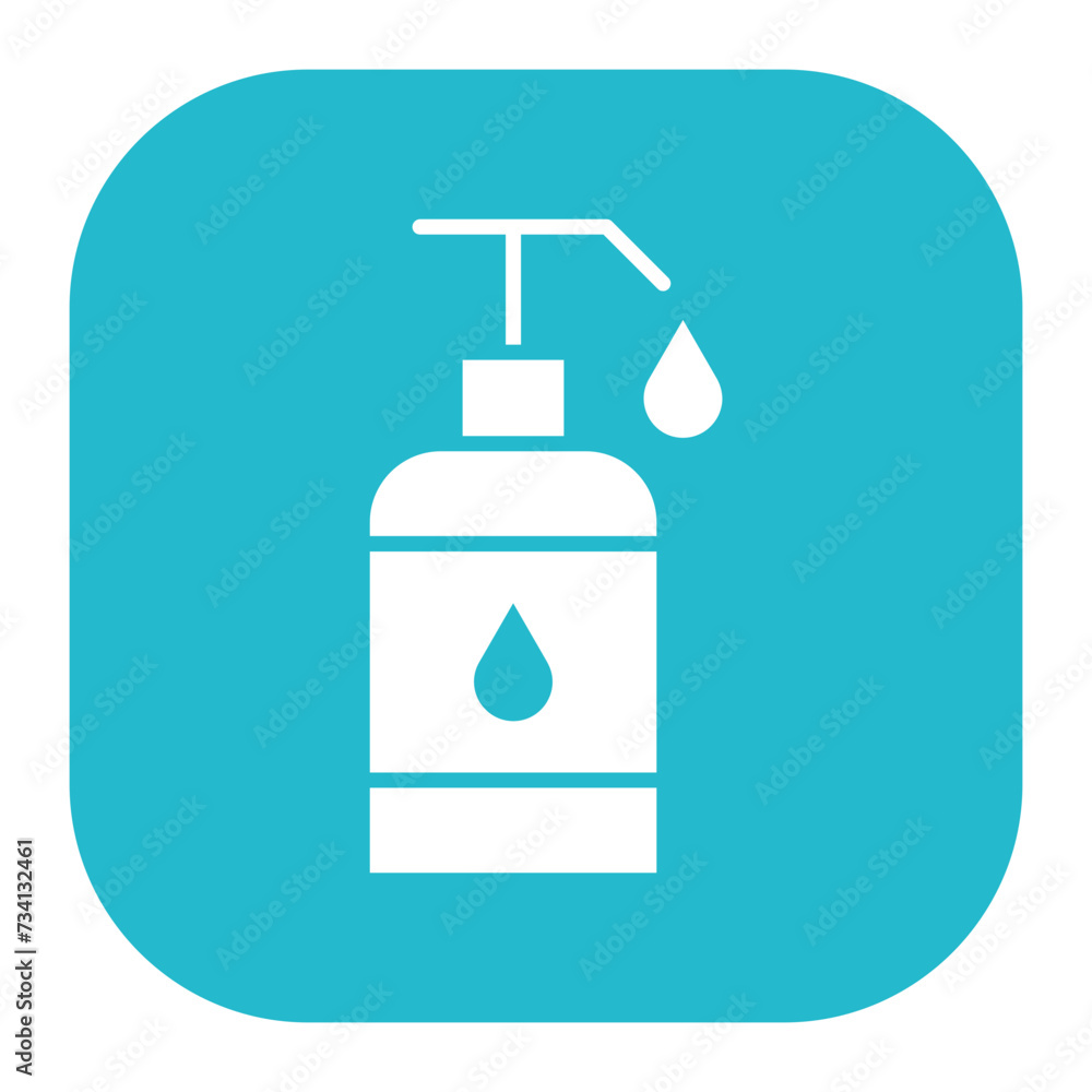 Poster hand soap icon