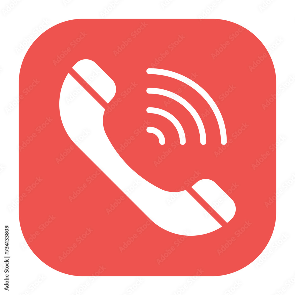 Canvas Prints telephone icon