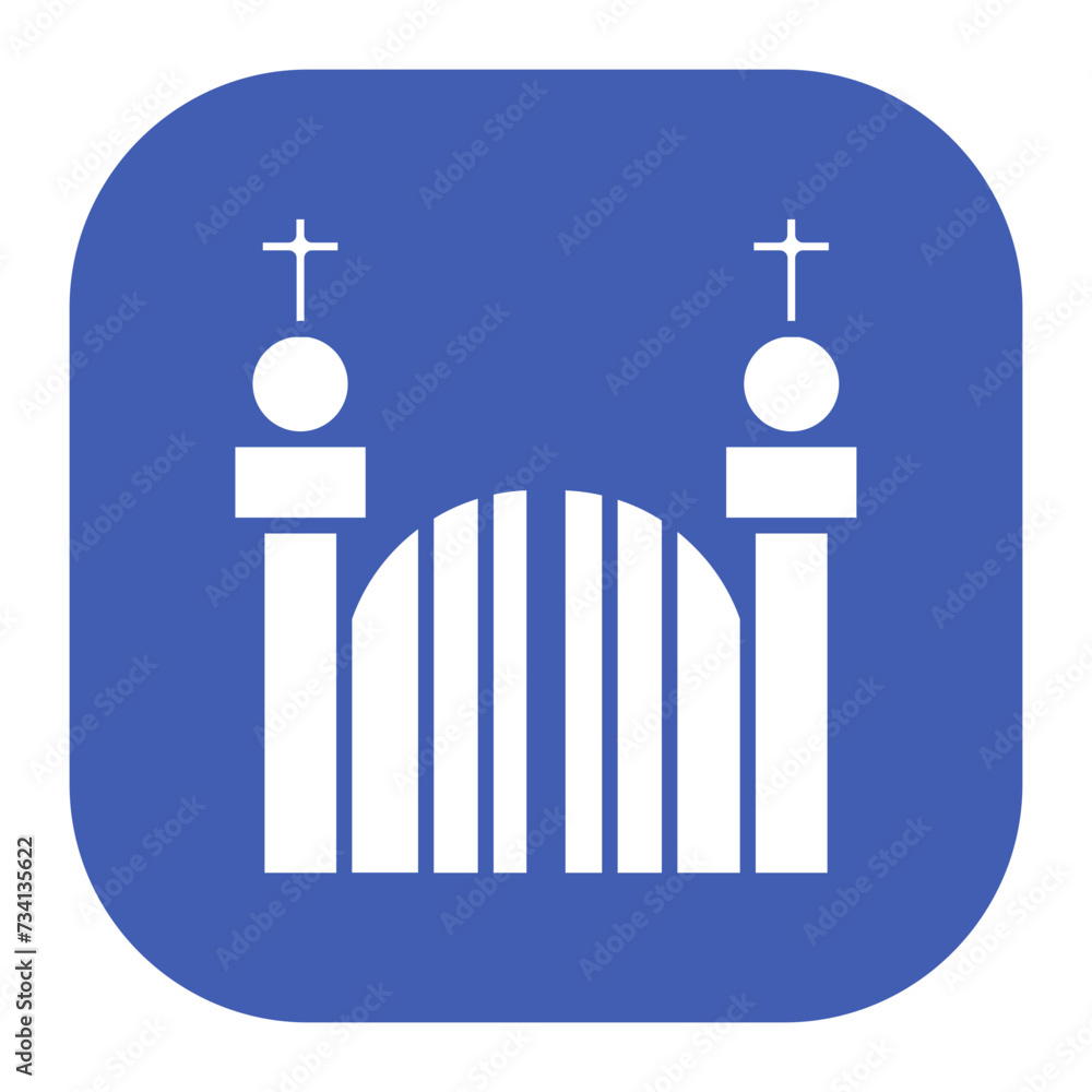 Poster Cementery Gate Icon