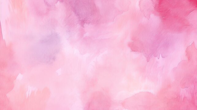 Pink paper watercolor texture background. For design backdrop banner for love valentine day © Elchin Abilov