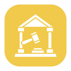 Fototapeta premium Court House Icon