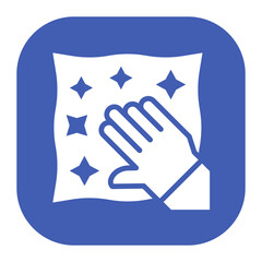 Wipe with Hand Icon