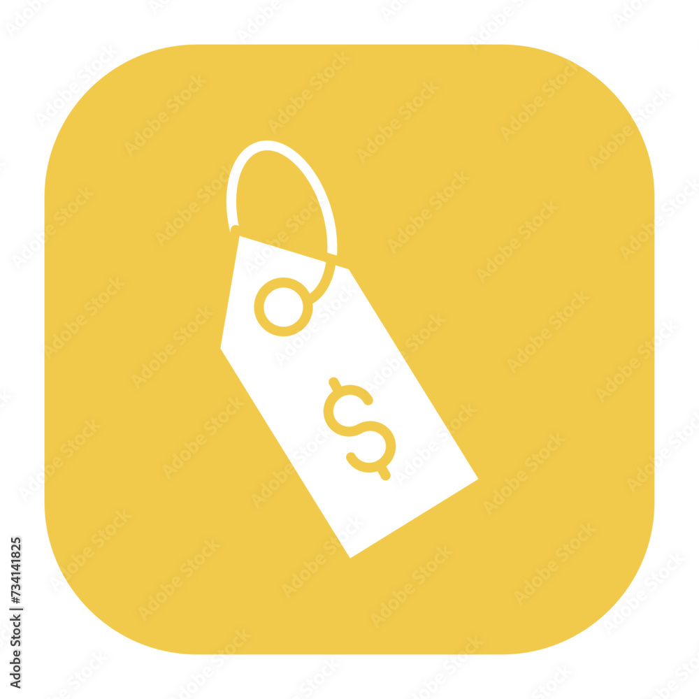 Poster price tag icon