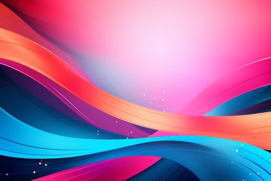 Abstract background with pink and blue waves for healt awareness, Genetic and Chromosomal Conditions