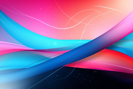 Abstract background with pink and blue waves for health awareness, Metabolic and Endocrine Challenges