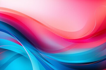 Abstract background with pink and blue waves for health awareness, Cardiovascular Health