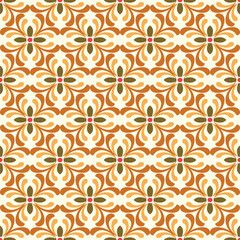 Fototapeta na wymiar Geometrics Fall autumn fabric seamless vector pattern design.