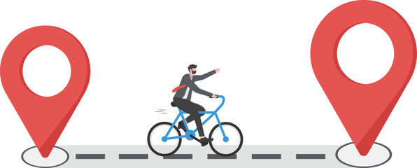 Business relocation, move office to new address or transfer to new location concept,

