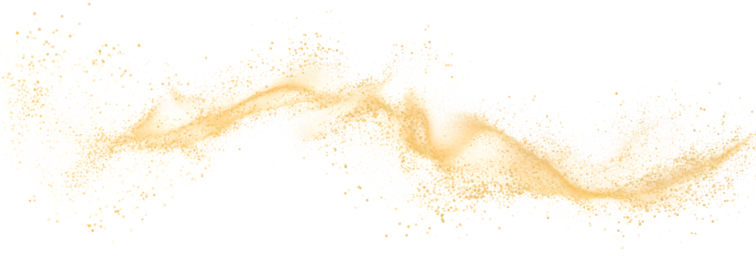 Gold Dust Swirl Elegance, png file of isolated cutout object