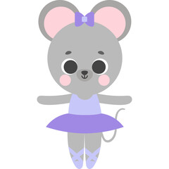 Little mouse ballerina