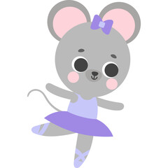 Little mouse ballerina