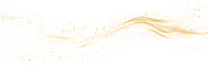 Gold Dust Swirl Elegance, png file of isolated cutout object