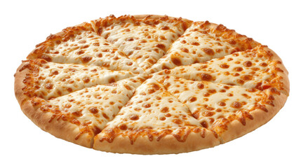 4 Cheese Pizza on Transparent Background