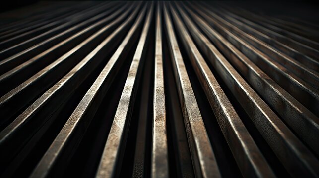 metal iron bars - Powered by Adobe