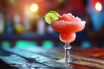Red Slushie. Sweet Shaved ice. 