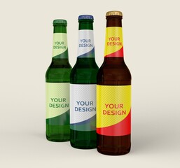 Beer Bottles Set