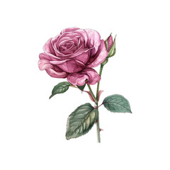 rose flower Png isolated on transparent background