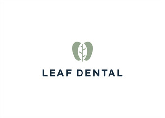 Nature Leaf Dental logo design inspiration template