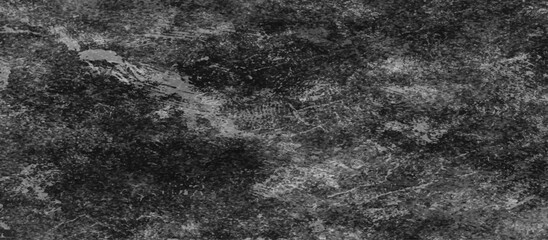Abstract old concrete wall texture background. Dark grungy concrete texture background used for wallpaper, banner, painting and design. Black stone background.