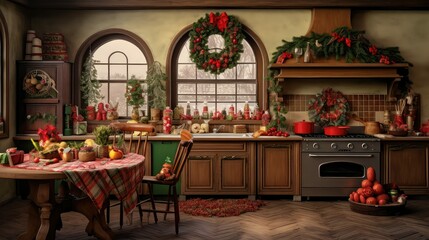 Fototapeta na wymiar recipes family holidays kitchen