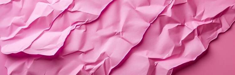 crambled pink paper for background