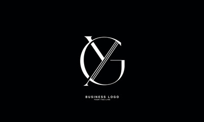 GY, YG, G, Y, Abstract Letters Logo Monogram