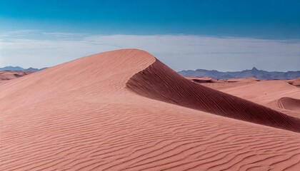 Fototapeta na wymiar waves in the pink desert
