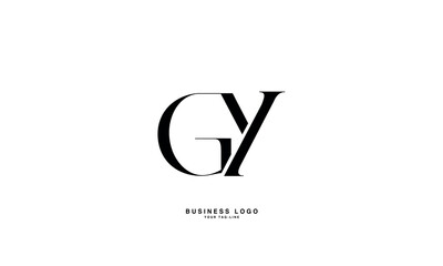 GY, YG, G, Y, Abstract Letters Logo Monogram