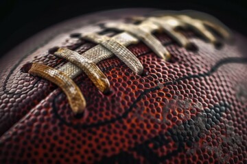 close up American Football