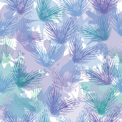 Seamless pattern. Multicolored hearts.