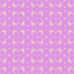 Blue and white watercolor ornament painted with watercolor on paper.