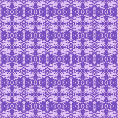 Blue and white watercolor ornament painted with watercolor on paper.