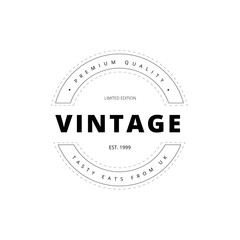 Vintage logo vector art & graphics
