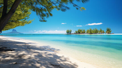  Ile Aux Cerfs Mauritius Coastal Beach Seascape